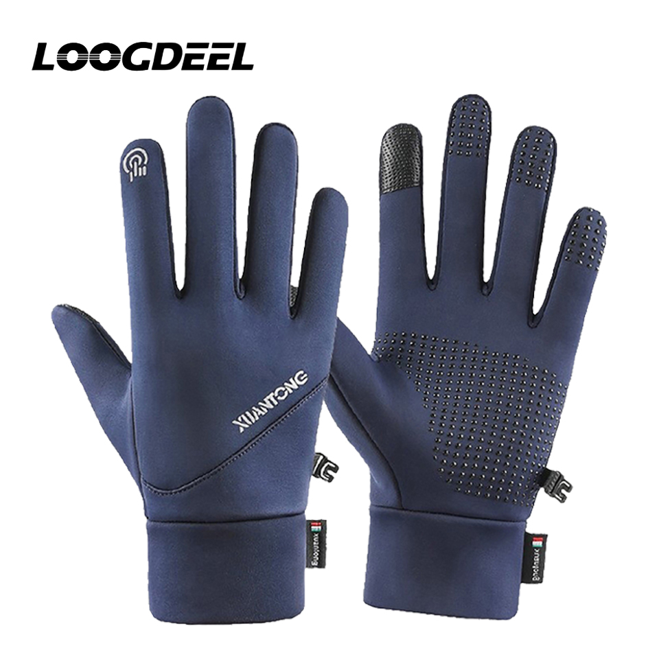 Ski Glove Waterproof - LOOGDEEL Waterdichte Antislip Ski- en Hardloophandschoenen